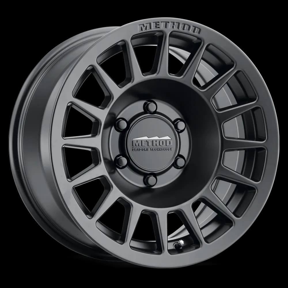 Aluminum Wheels 17x8.5 Bead Grip MR707 Bolt Pattern 6 On 139.7 Offset 0 Lip Size 0 Matte Black MB Method