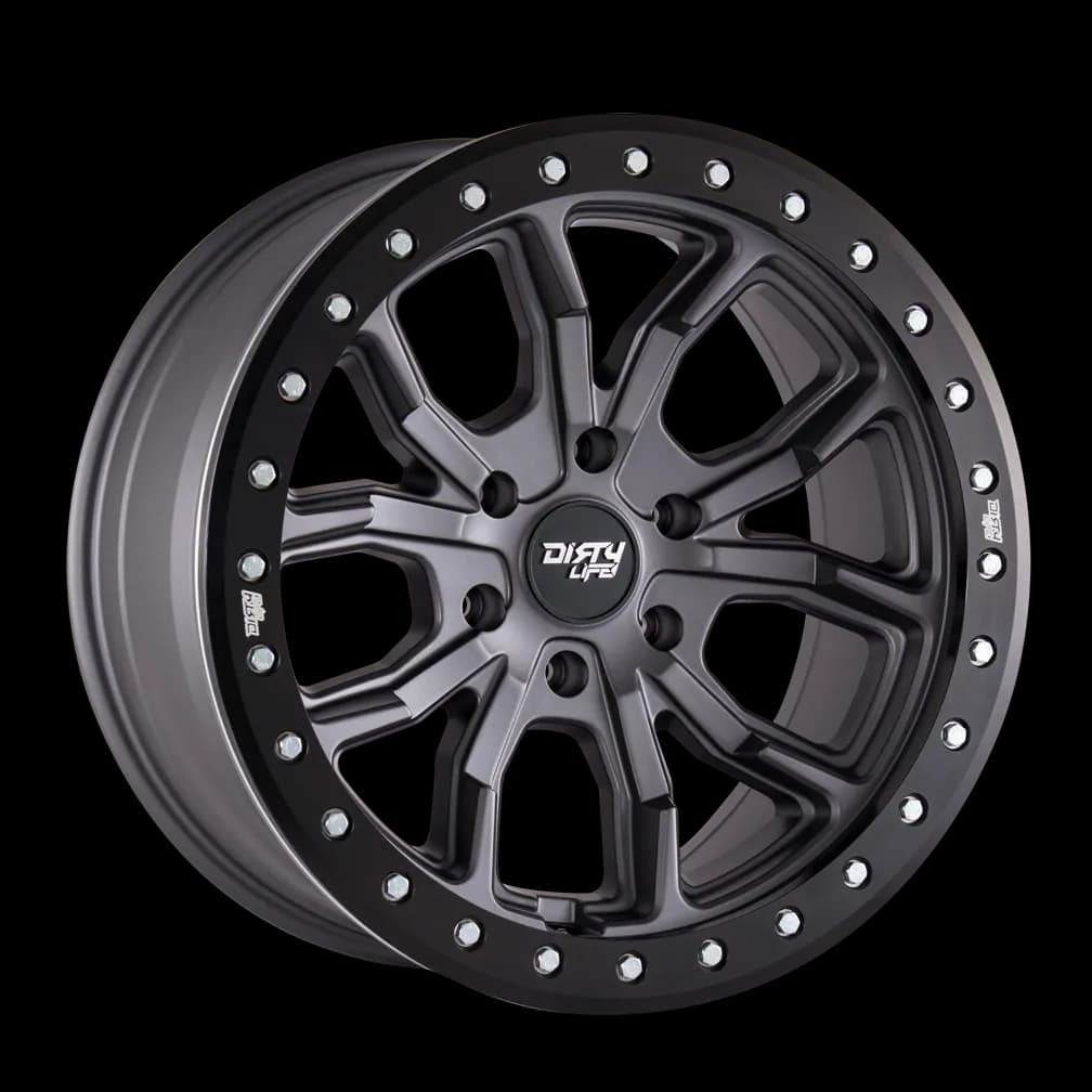 Dirty Life Race Wheels DT-1 9303 Satin Gunmetal 17X9 5-114.3 -12Mm 72.6Mm