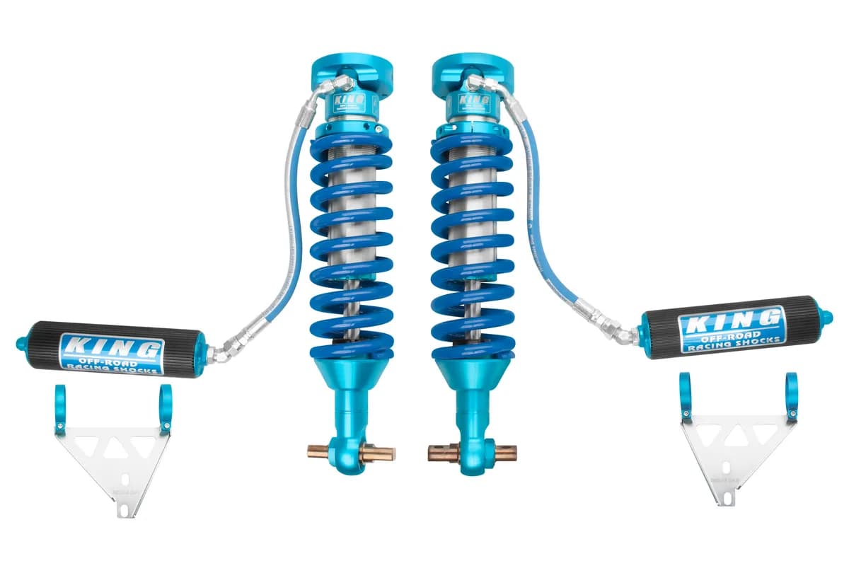 Performance Coil Over Shock Kit; 2.5 in. Dia.; Remote Reservoir; Pair; 16.083 in. Comp Length; 21.004 in. Extended Length; 4.921 in. Stroke;