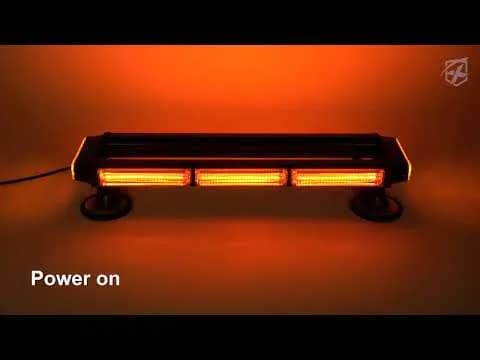 20" Rooftop LED Emergency Light Bar with Magnetic Base | Pursuit Series