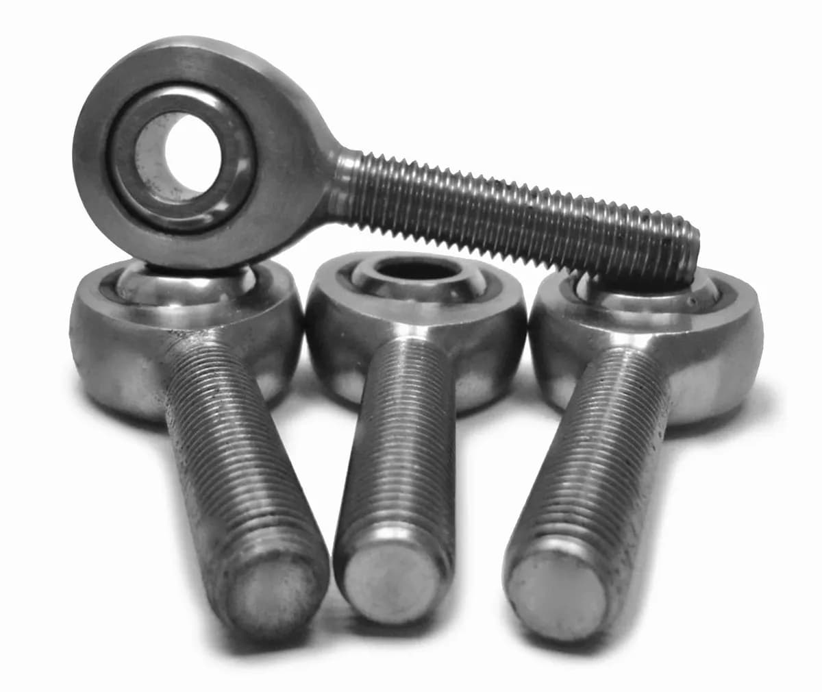Inch Male 1/4-28 RH Stainless 304 Housing, PTFE Race 4 Pack