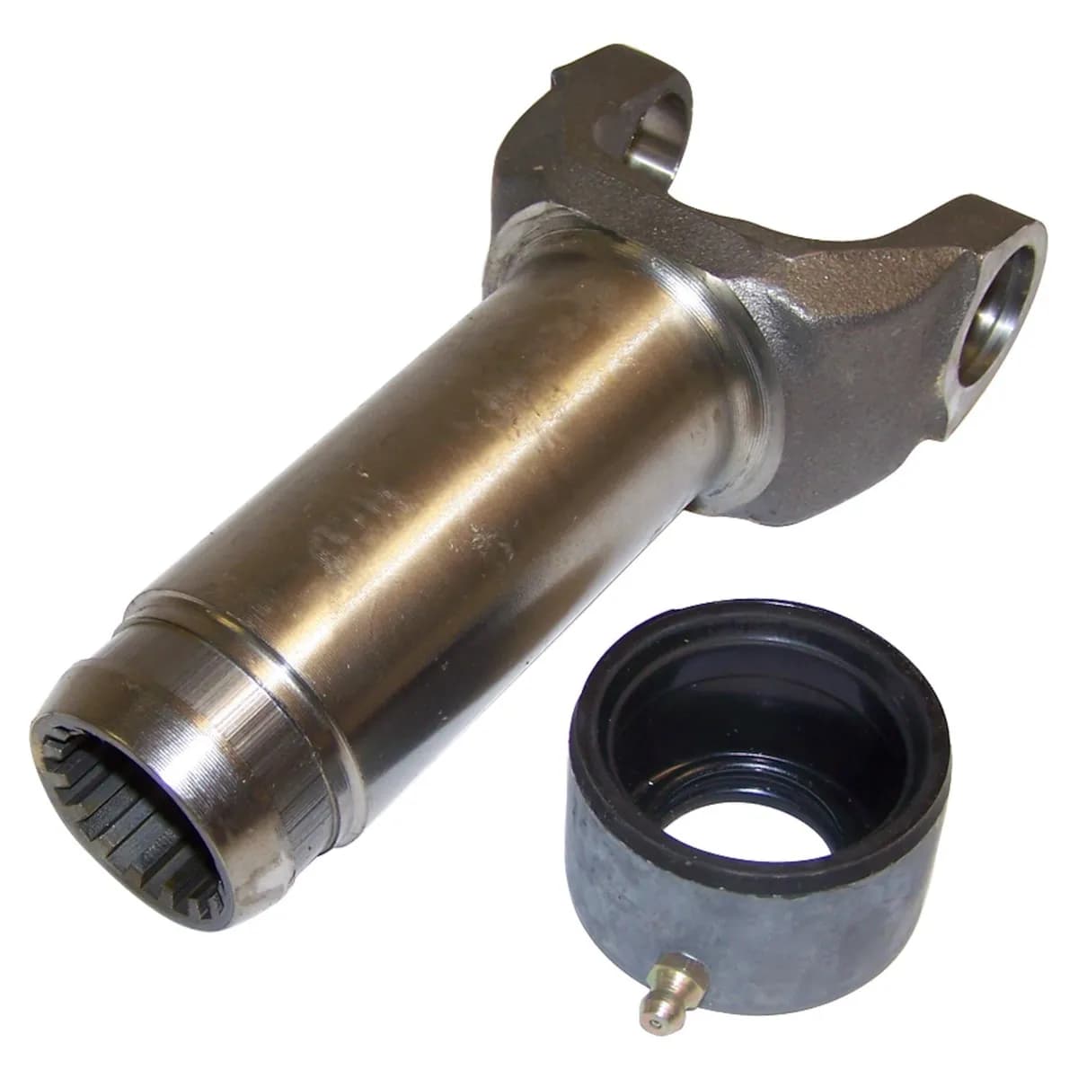Yoke 1981-1983 CJ-5 w/ 1.87" Yoke Outside Diameter; 1981-1986 CJ-7 w/ 1.87" Yoke Outside Diameter; 1981-1986 CJ-8 w/ 1.87" Yoke Outside Diameter; 1984-1985 XJ Cherokee w/ NP228 Transfer Case; 1981-1991 SJ, J-Series