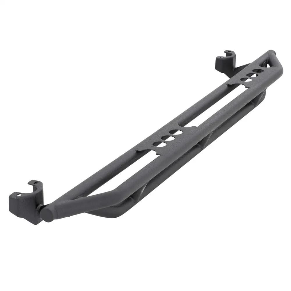 0718 Wrangler 4DR Src Rock Crawler Side Armor/Black Textured