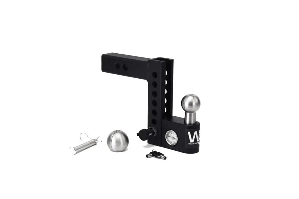 Aero Hitch Stainless Steel 4in Drop Hitch With 2in Shank (12.5k Gross Tongue Weight Rating)