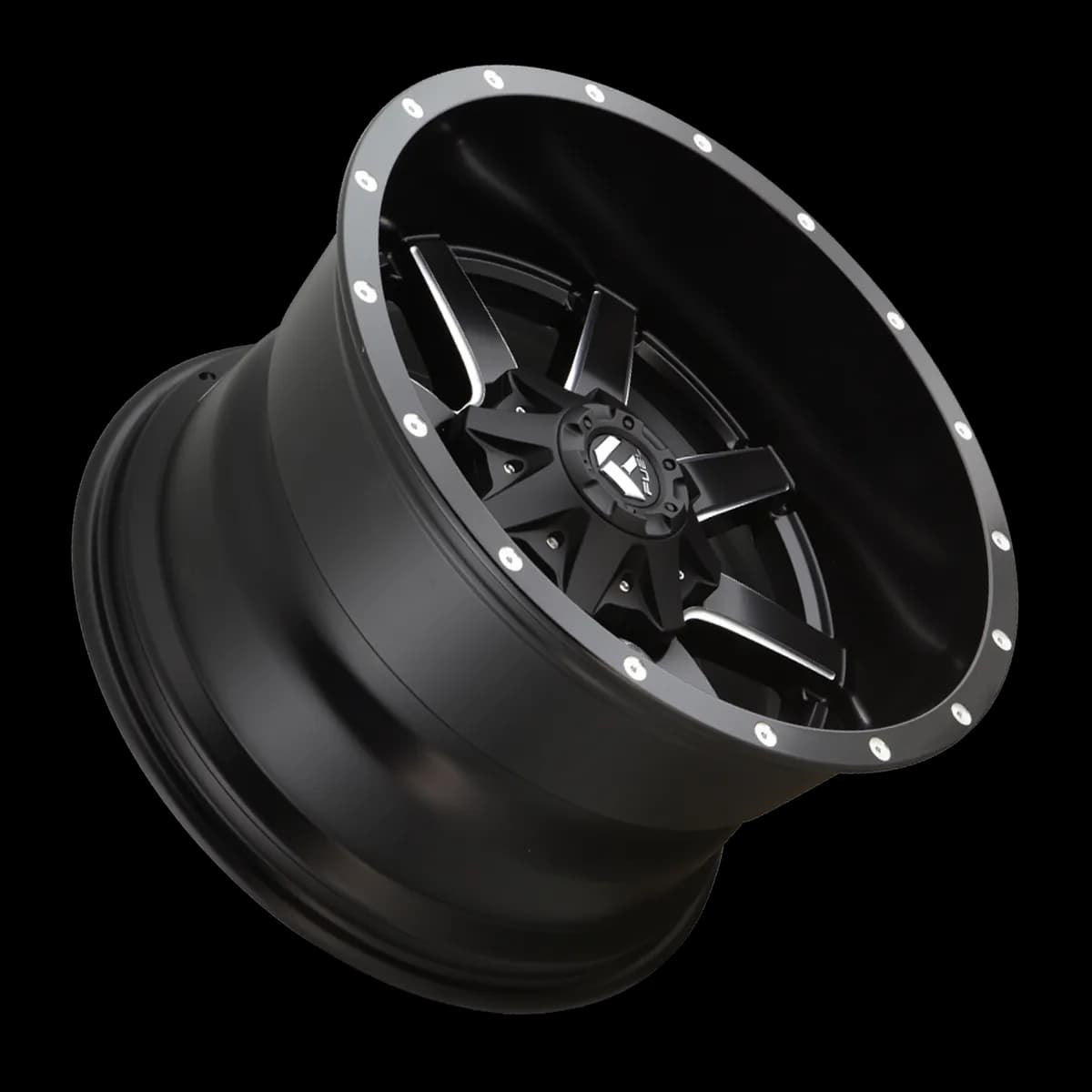 Aluminum Wheels 20X9 Maverick D538 6 On 135/6 On 139.7 Black Milled 106.1 Bore 19 Offset Fuel Off Road Wheels