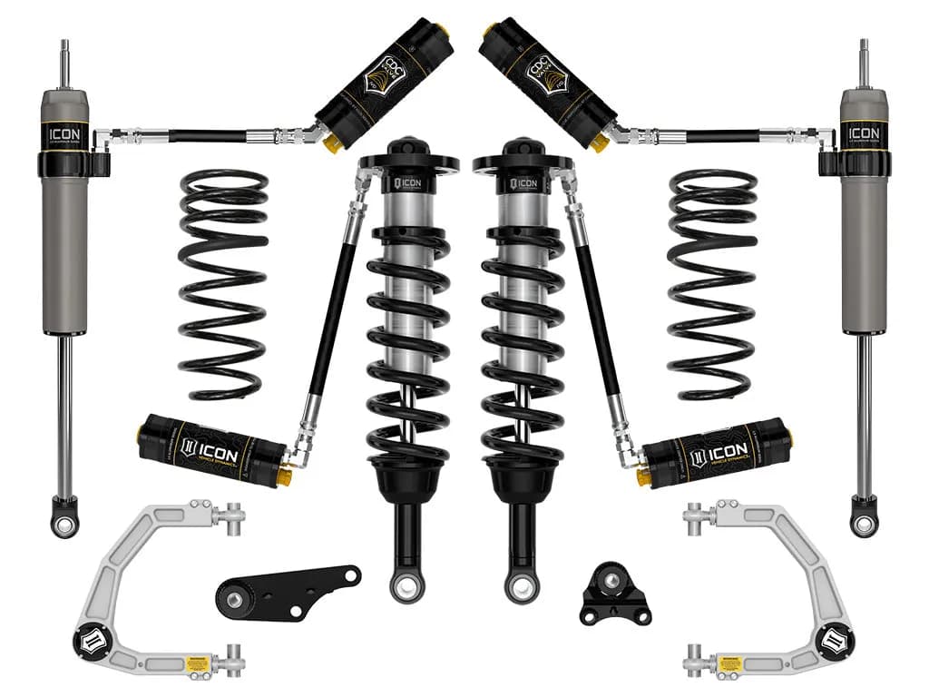 ICON 2024-2026 Toyota Tacoma 1.25-3" Lift, Stage 5 Suspension System, Billet, Overland Rear Springs