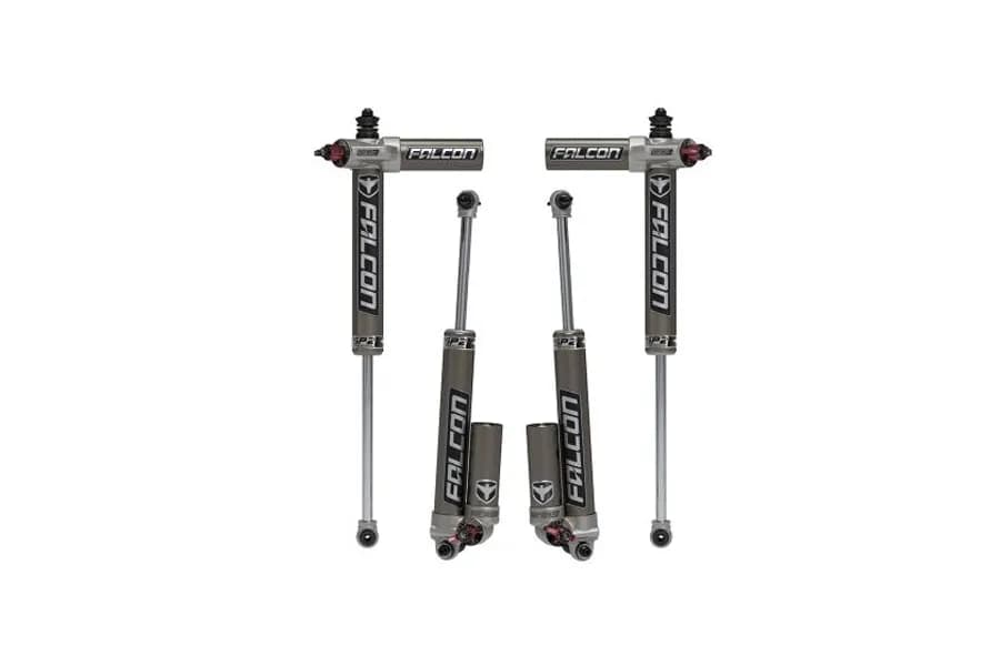0718 Wrangler 4DR Falcon Sp2 3.3 Fast Adjust Piggyback Shock Kit(5–6in Lif