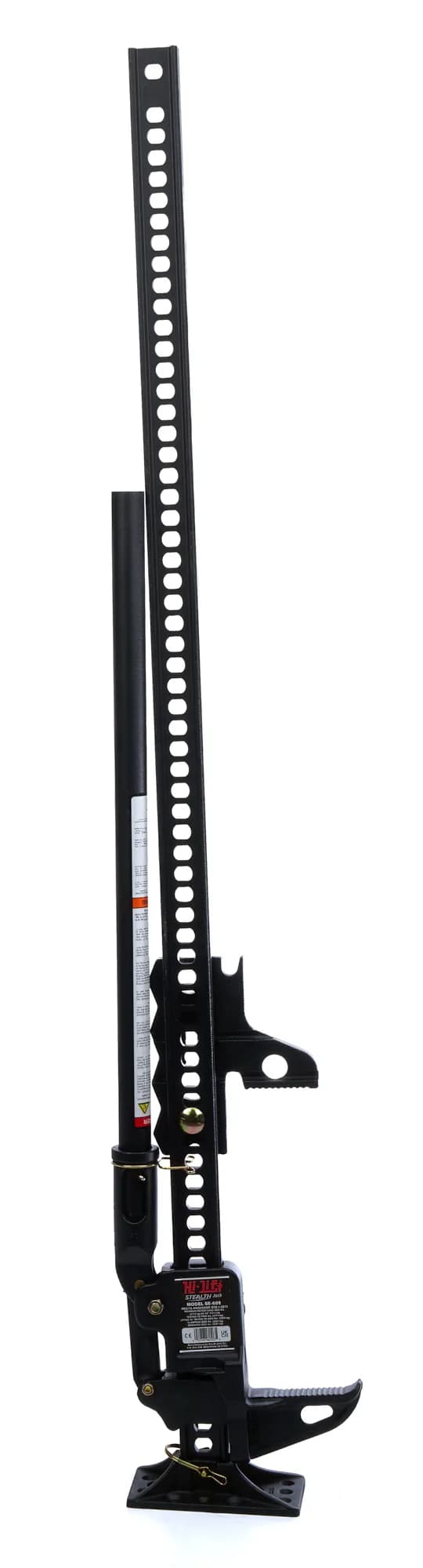 Hi-Lift 60 STEALTH Model 7000 lb. Capacity (4660 Rated Capacity). Unique Winch-Clamp-Spreader Attachment. All Matte Black Textured Finish SE-605PC