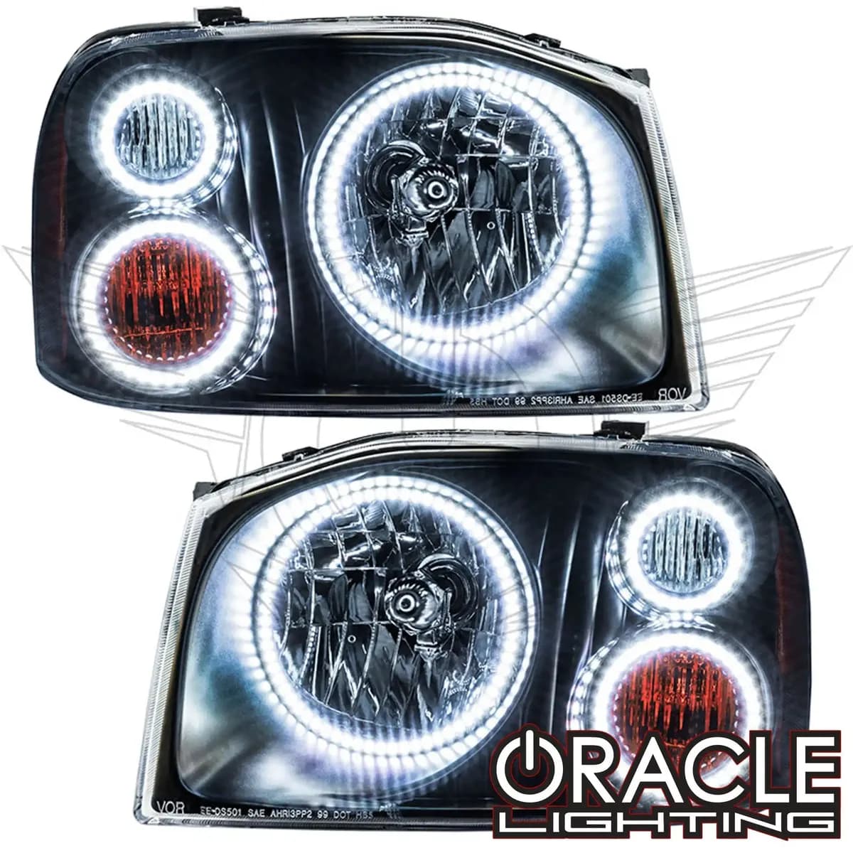 ORACLE Lighting 2001-2004 Nissan Frontier LED Headlight Triple Halo Kit