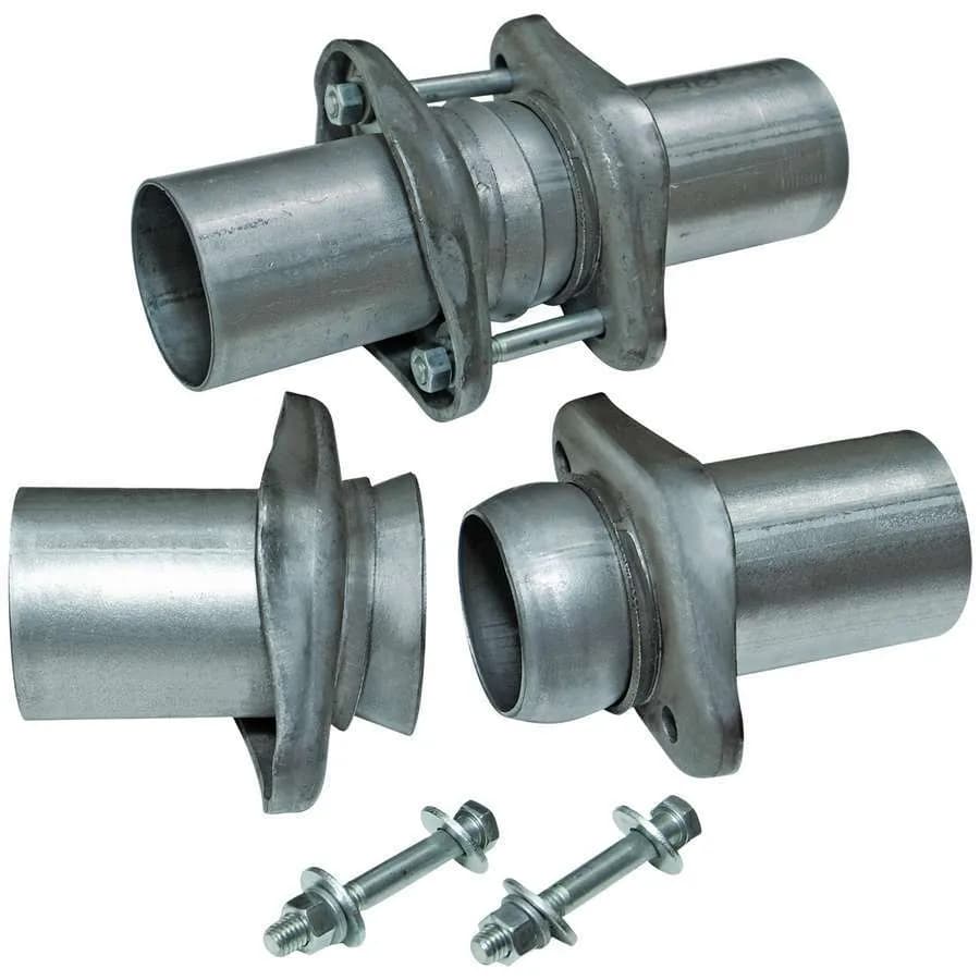 "Header Collector Ball Flange Kit, 3.00"" To 3.00"", Requires Welding, 16 Gauge Aluminized Steel: 1 pr"