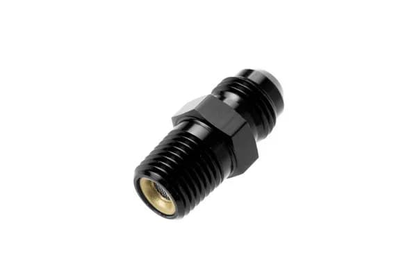 06 an to 1/4 Npt With Nitrous Screenstraight Black