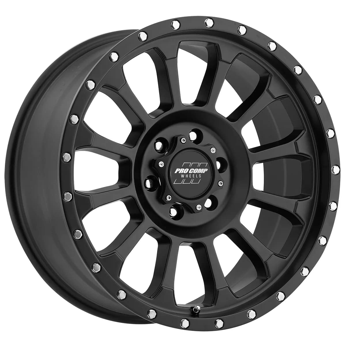 Pro Comp 5034-78536 Rockwell Satin Black 17x8.5 6x135 4.75BS Offset 0mm Cap P/N 503442500