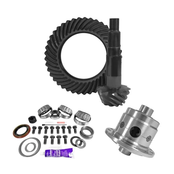11.25 Inch Dana 80 4.56 Rear Ring & Pinion, Install Kit, 35 Spline Posi, 4.125 Inch Brg USA Standard