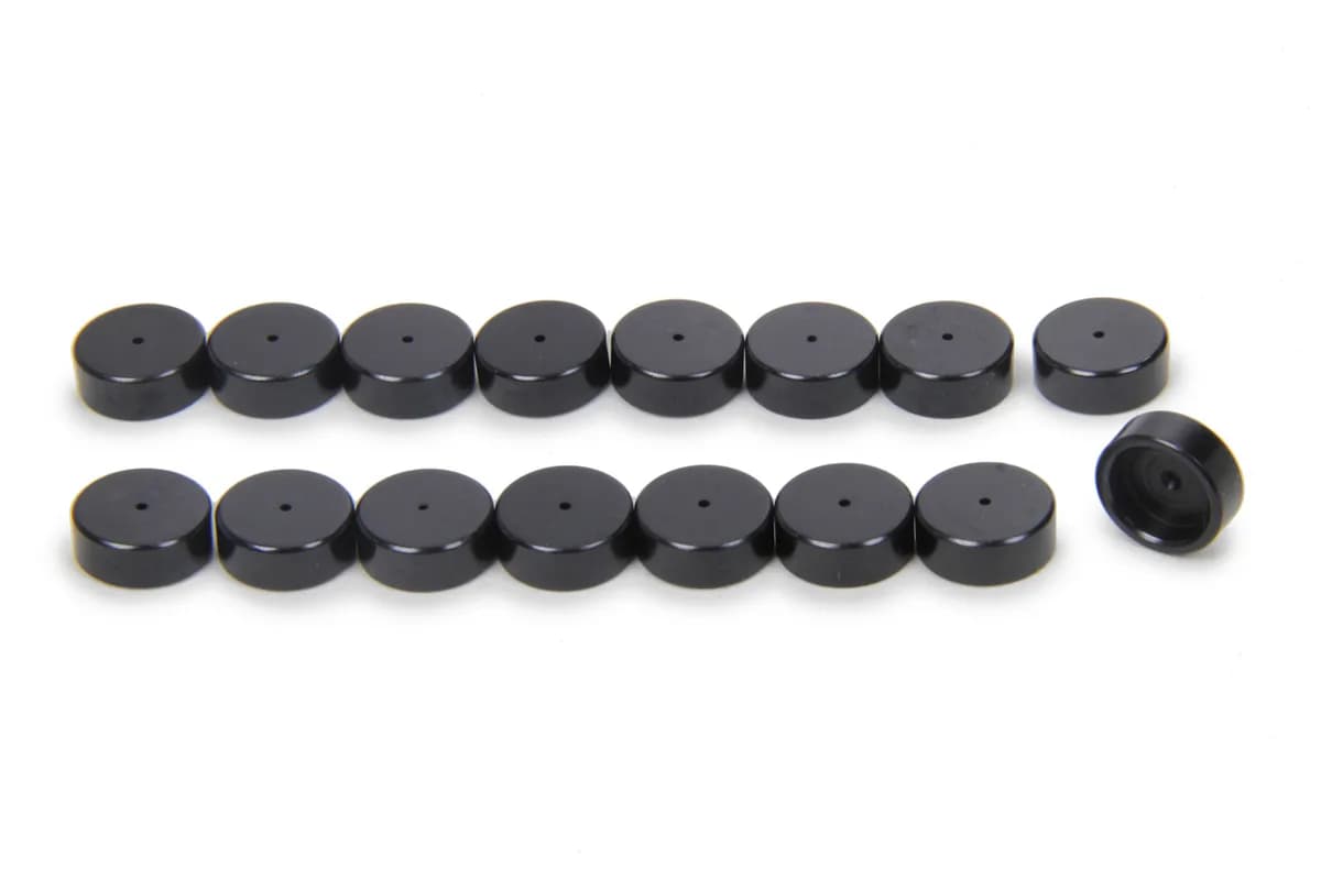COMP Cams 622-16 Set of 16 Hardened Lash Caps w/ 3/8 Valve Stem, .190 Head Height