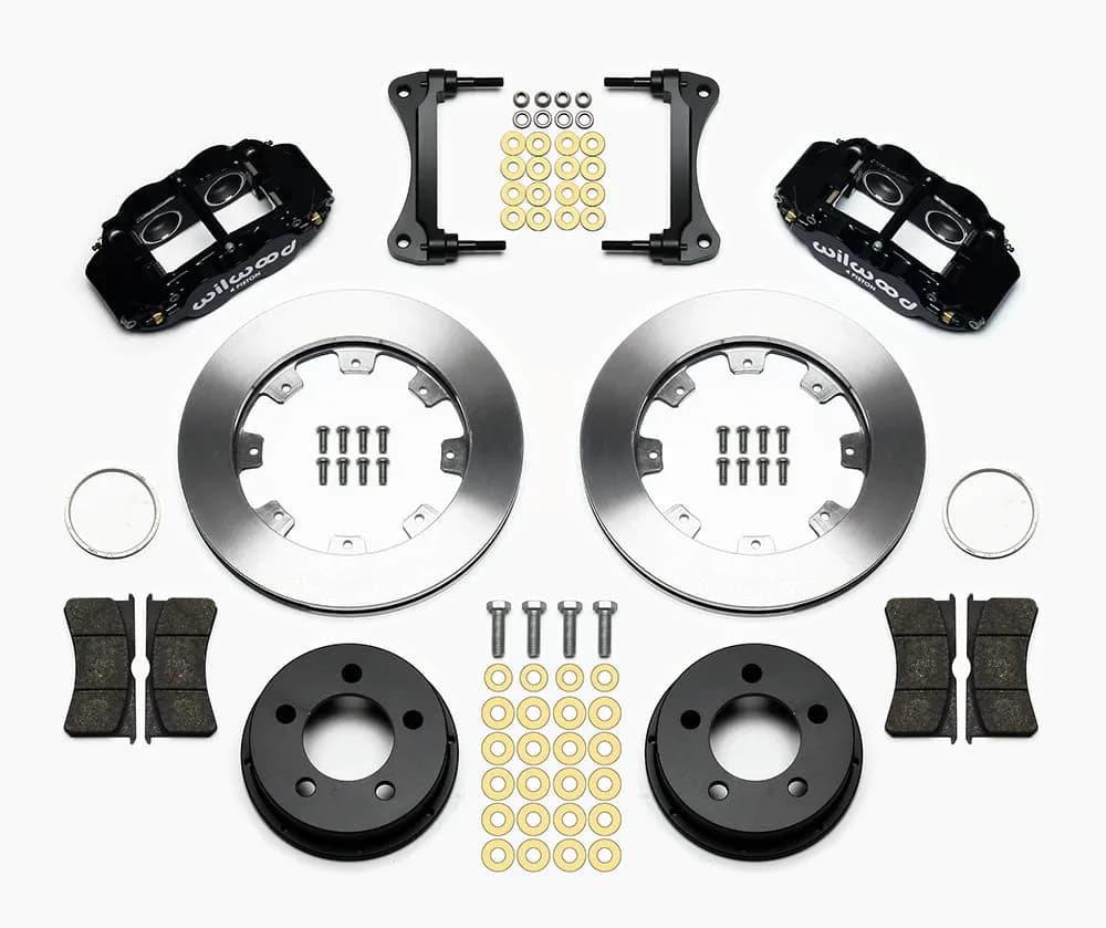 1984 - 2006 Jeep Forged Narrow Superlite 4R Big Brake Front Brake Kit (Hat) - 140-12576