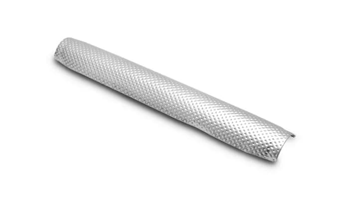 Sheethot Preformed Pipe Shield; 2 in. To 3 in. Tube OD; 12 in. Length; 1100 Farenheit Maximum Temperature; Aluminum; Straight Tubing; 1 Foot;