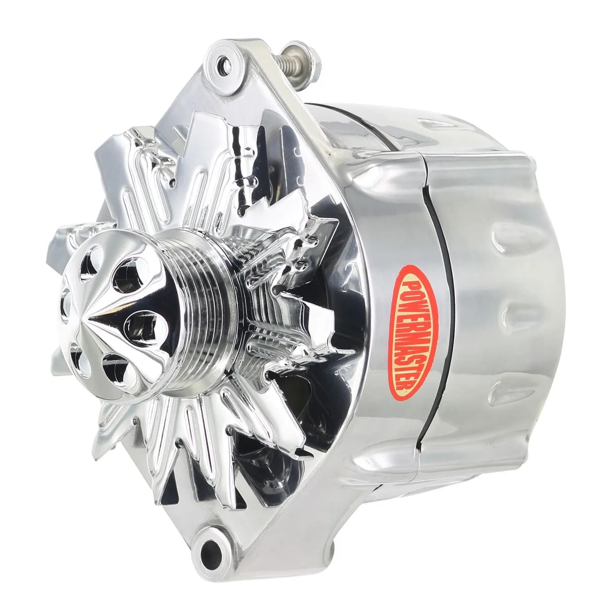 Smooth Look™ Alternator; 12si; 150 Amp; 100 Idle; 6 Groove Pulley; Cone; Polished;