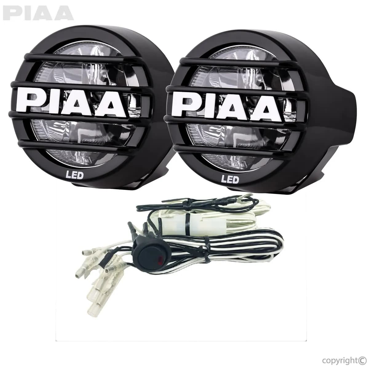LP530 LED Wide Spread Fog Beam Kit; White;