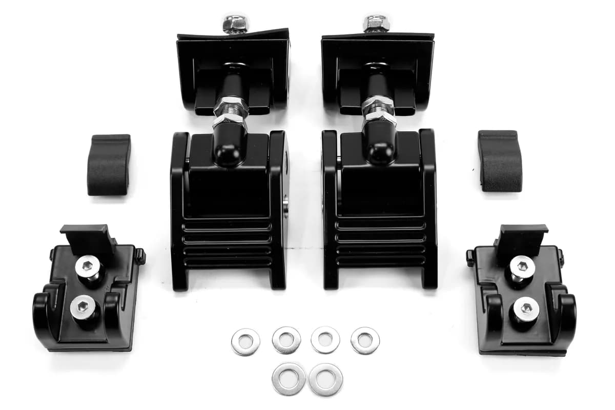 Rugged Ridge Aluminum Hood Catch Black - JK