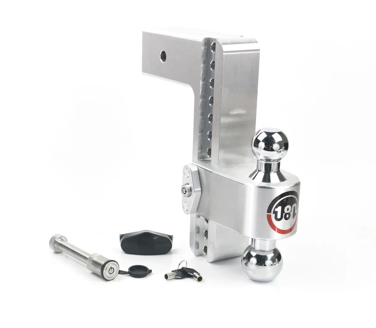 180 Hitch Chrome Plated 10in Drop Hitch With 3in Shank (10k/21k Grwr) With Ws05keyed Alike