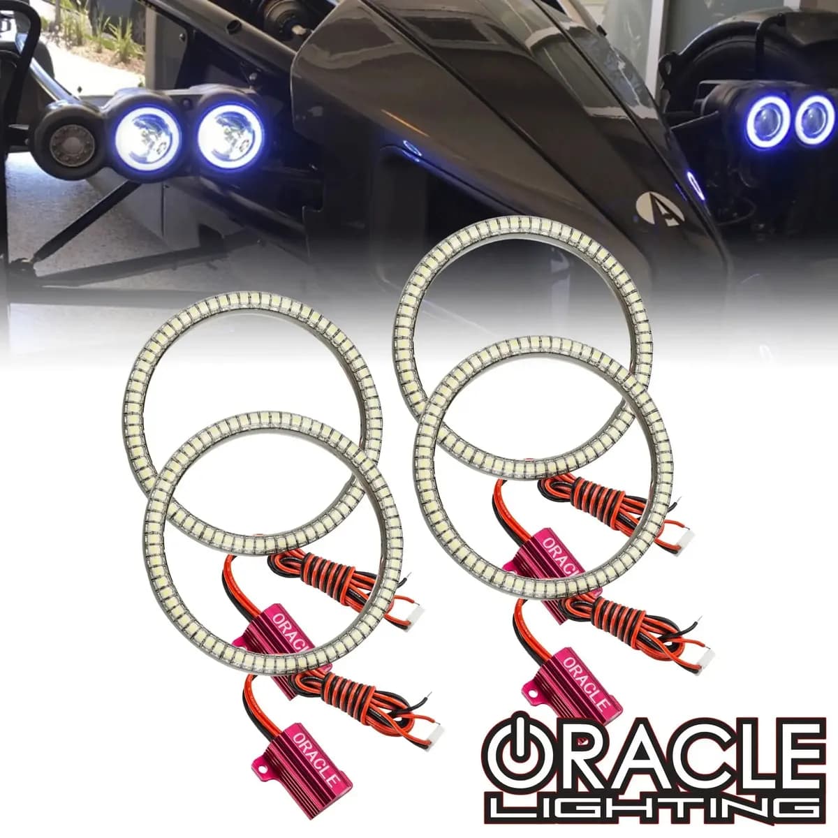 ORACLE Lighting 2003-2018 Ariel Atom Surface Mount Dual LED Headlight Halo Kit