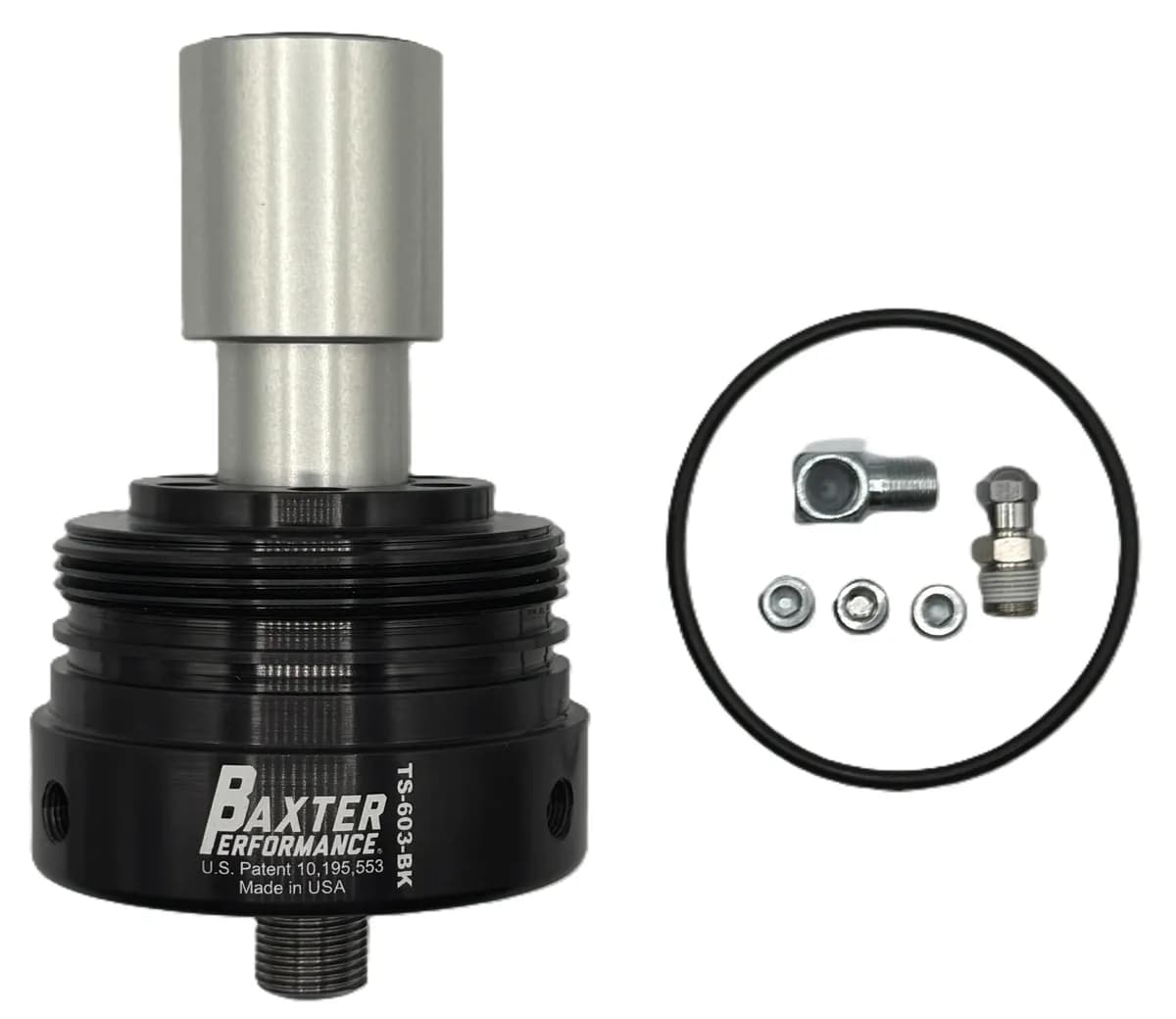 0721 Tundra/0921 Lx570 4.6/5.7l Cartridge to Spinon Oil Filter Adapter Black