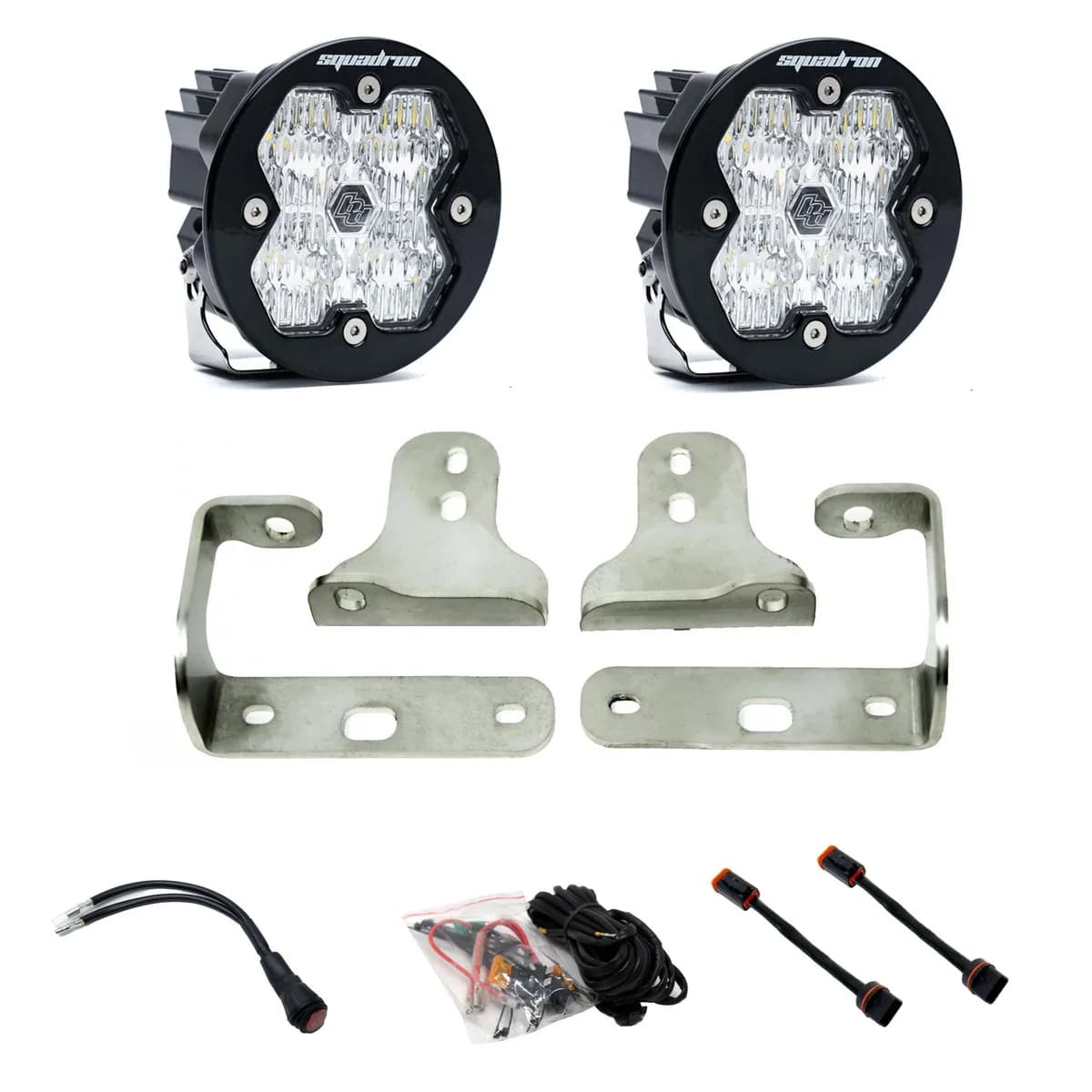 Squadron-R 2.0 Sport Fog Pocket Light Kit Jeep 2018-26 Wrangler JL 2020-26 Gladiator JT Baja Designs