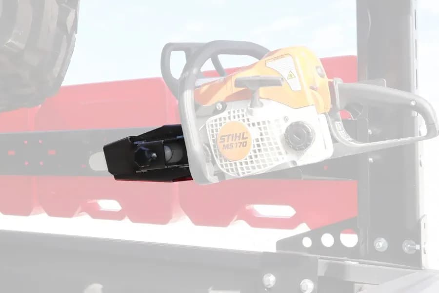 LOD Black Ops Bed Rack Chainsaw Mount (Black Powder Coated)