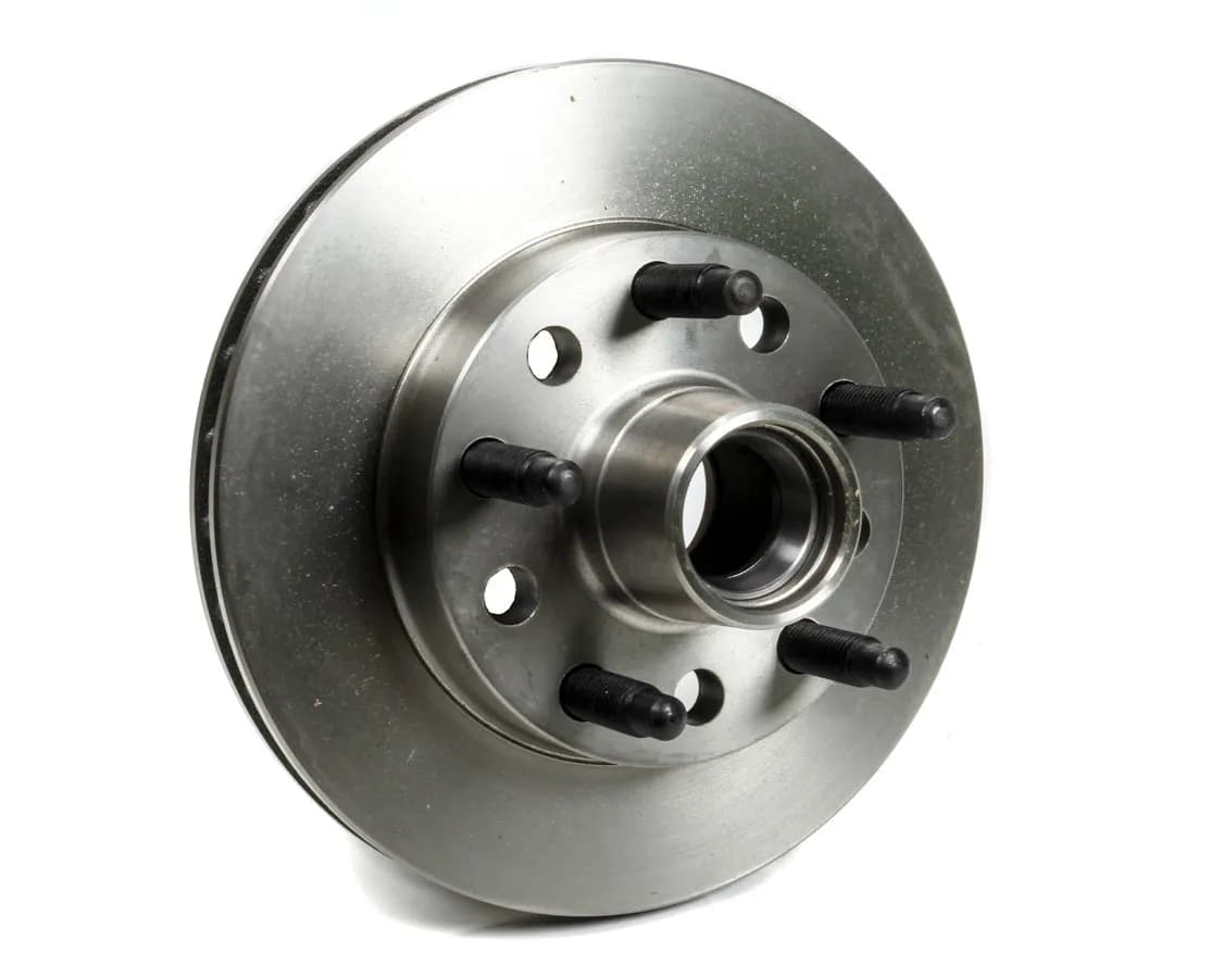 Cast Iron Brake Hub & Rotor Flat 1979 And Up GM Style 1.00 Inches Thick 10 1/2 Inch Diameter 5 Inch X 5 Inch Bolt Pattern - 5/8 Coarse Studs
