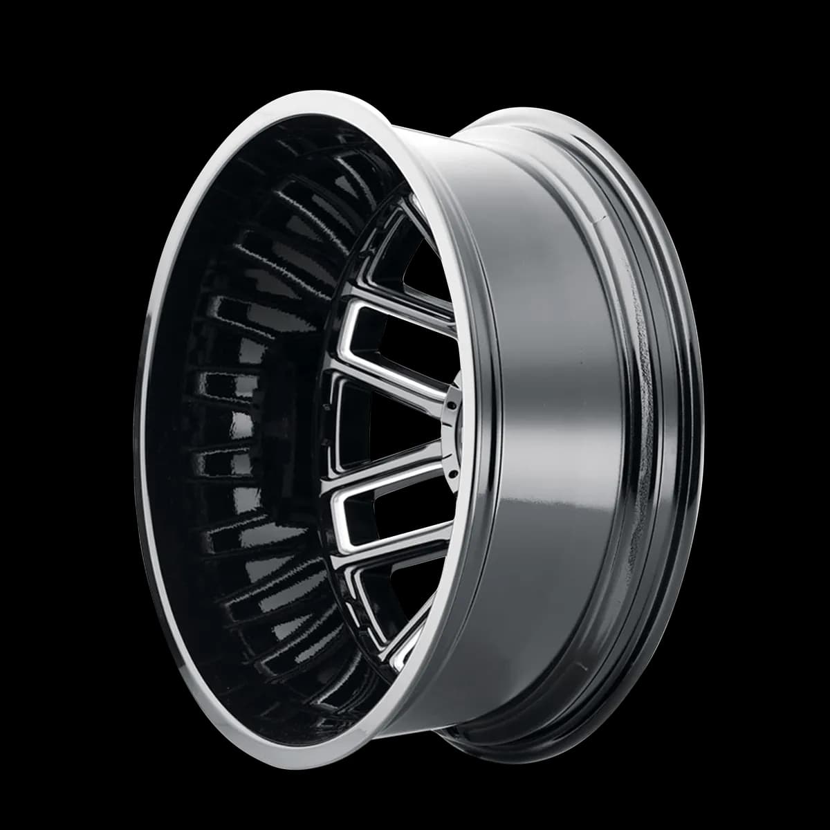 Cogent Dually (8107d) Gloss Black 17x6.5 8165.1 142mm 121.3mm