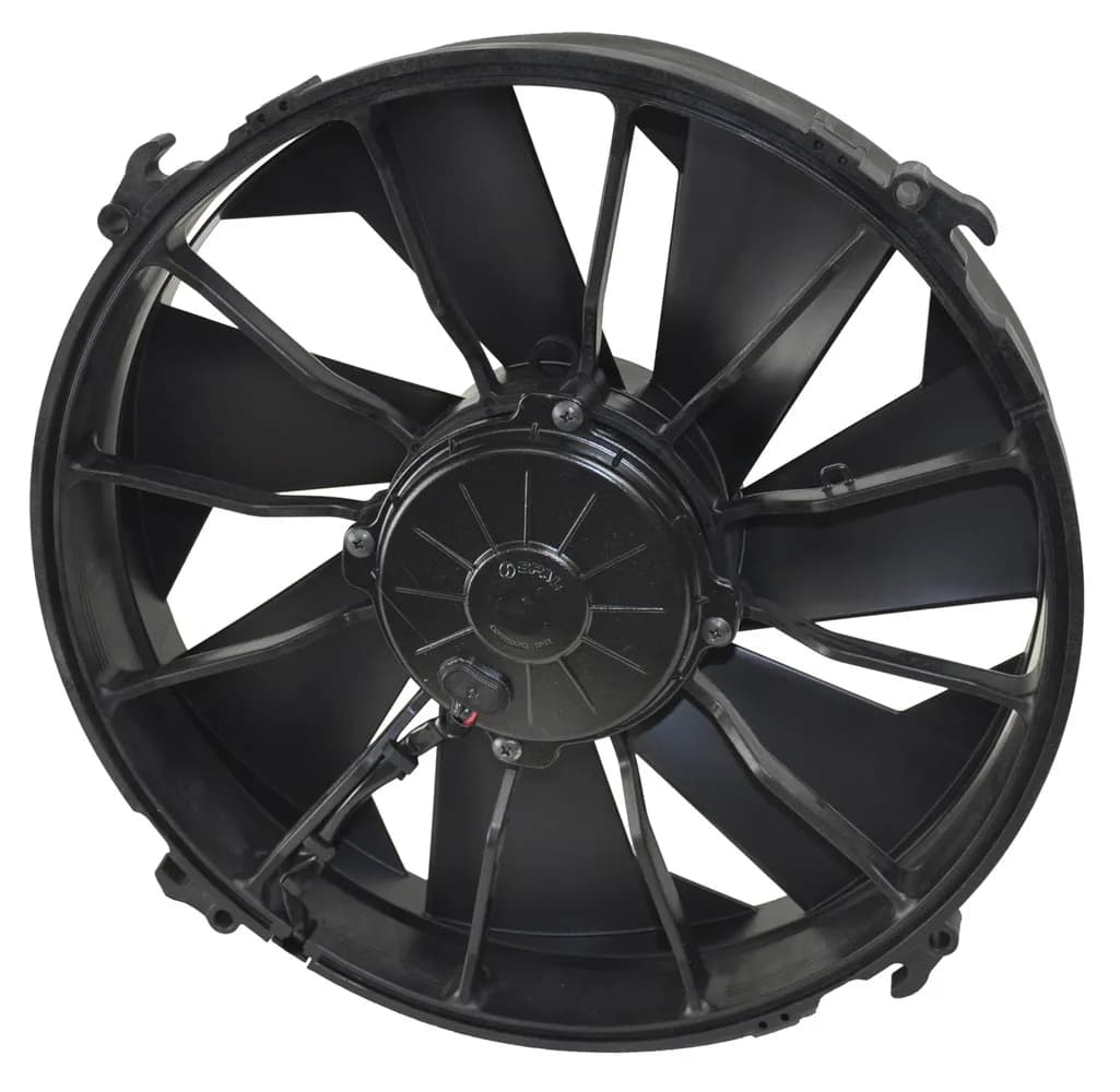 12 High Output Single RAD Pusher/Puller Fan with Standard Mount Kit