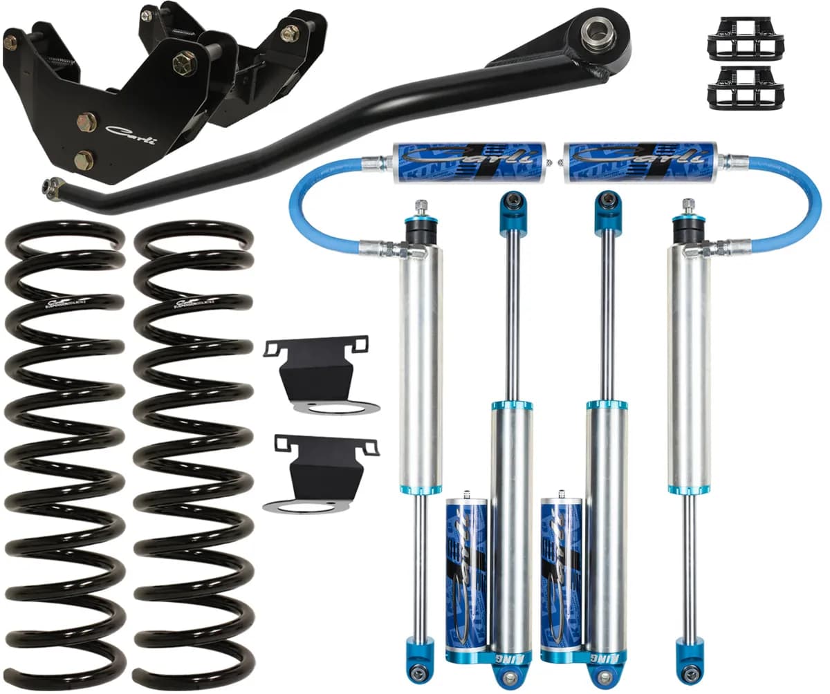 1322 RAM 3500 4x4 Diesel Air Assist Rear Srw & Drw 3.25in Pintop System King 2.5in Remote Reservoir