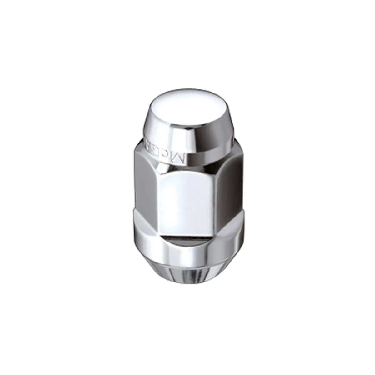 Hex Lug Nut 7/1620 Cone Seat Bulge 3/4 Hex 1.45 in Oal Chrome (Box of 100)
