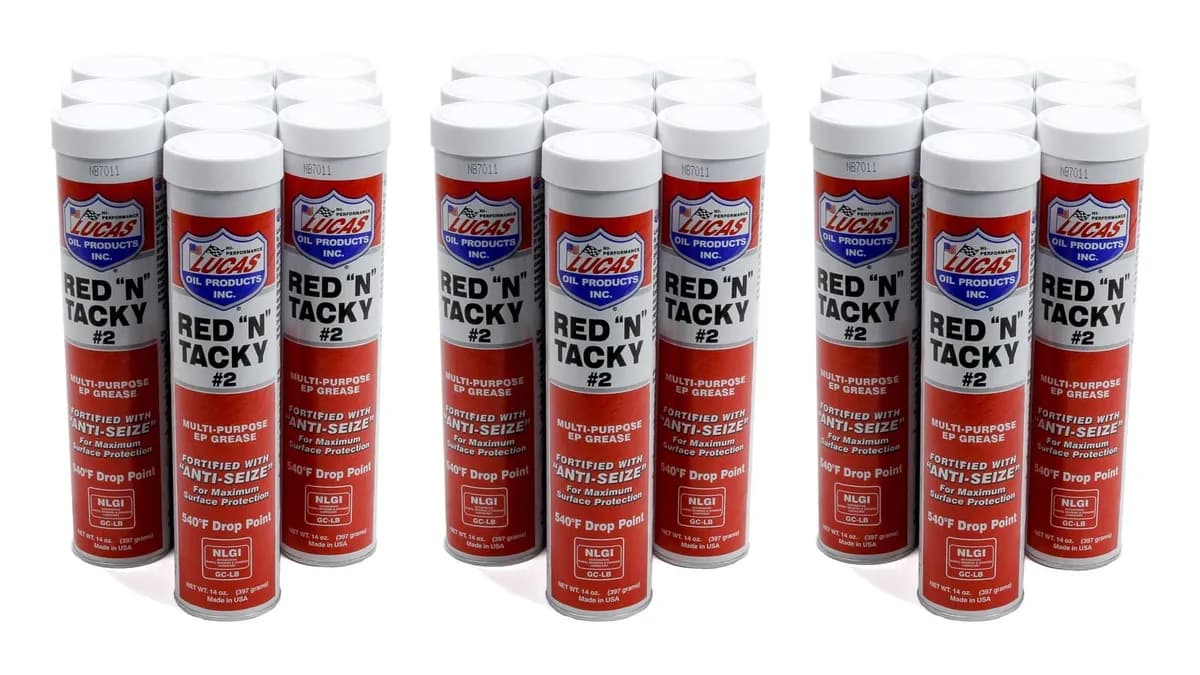 Red n Tacky Grease 14.0 oz Cartridge Case of 30