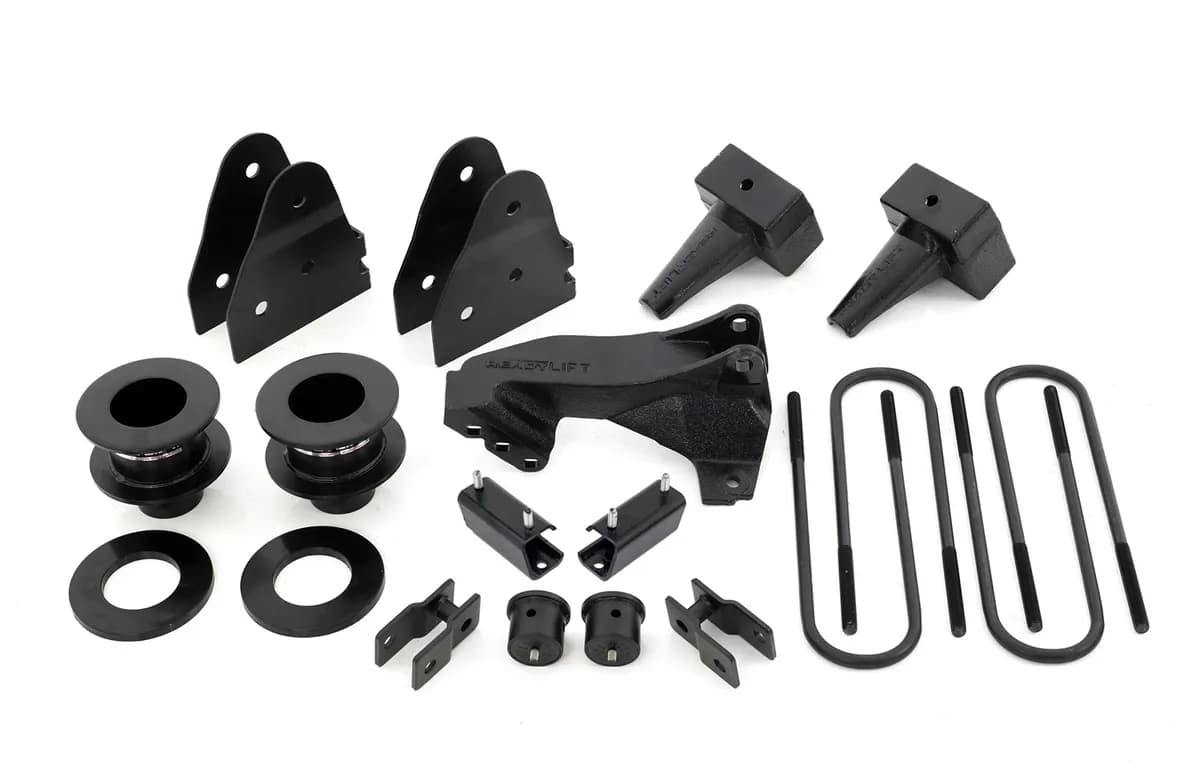 17c Ford F250/F350 Super Duty 4wd(1pc Drive Shaft Only) 3.5in Sst Lift Kit W/4in Tapered Blocks