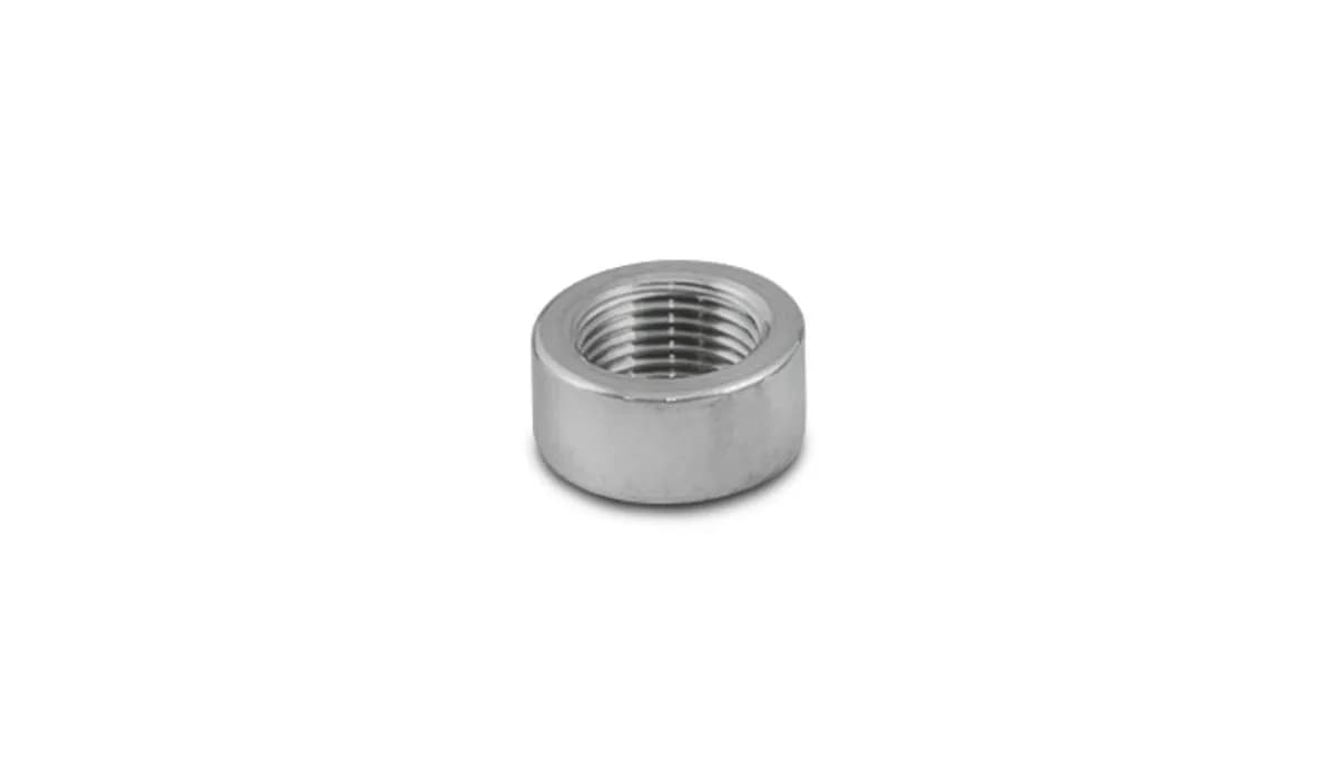 Oxygen Sensor Weld Bung; M18 x 1.5 Thread Size; 304 Stainless Steel; 5 pcs.; Standard; Bulk Pack;
