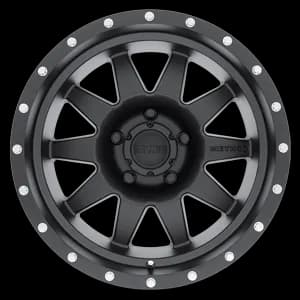 Aluminum Wheels 17x9 The Standard MR301 Bolt Pattern 5 On 114.3 Offset -12 Lip Size 3.46 Matte Black MB Method