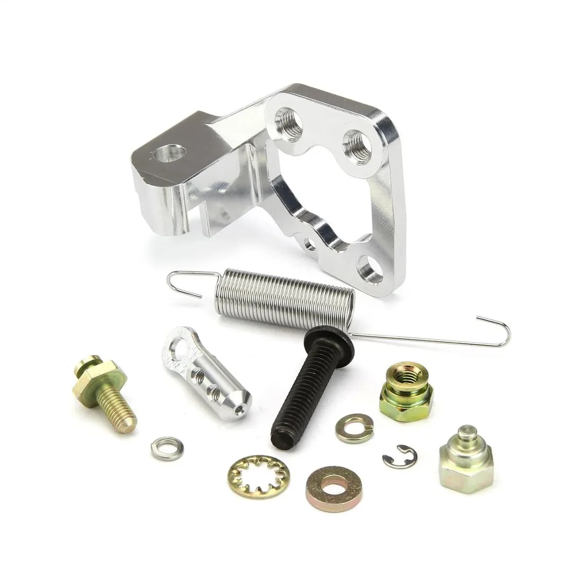 Throttle Cable Bracket And Springs Kit; For Holley Sniper 2 EFI; Billet Aluminum;