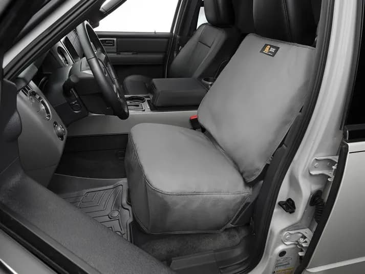 Seat Protector Front Grey Single Bucket Seat