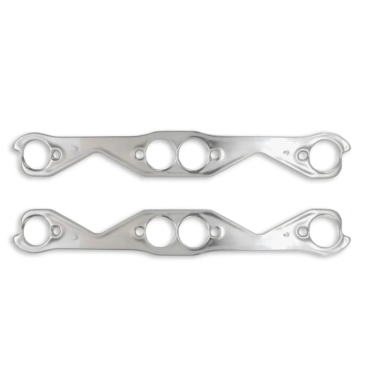 Patriot Exhaust Chevy Small Block Engines, Seal-4-Good Header Flange Gaskets - 1.5" Round Port Shape - 66011