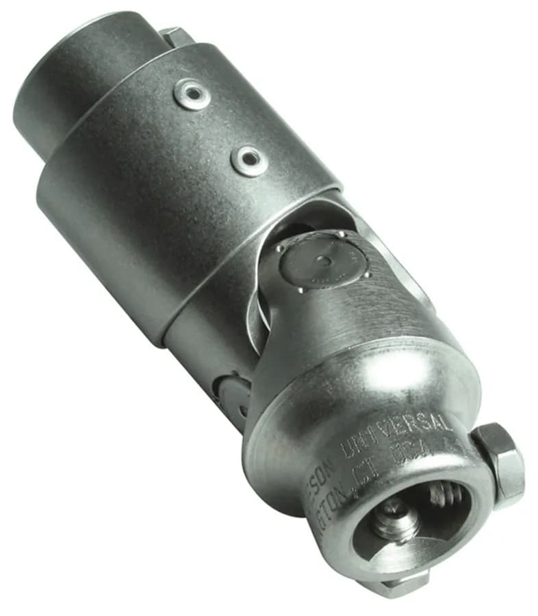 Borgeson - Vibration Reducer - P/N: 153449 - Stainless steel single universal joint and vibration reducer combination. Fits 3/4 in.-36 Spline X 3/4 in. Double-D.