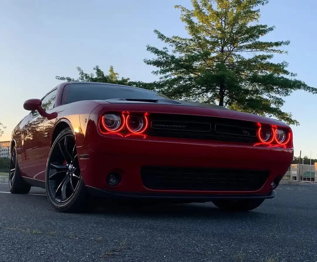 ORACLE Lighting 2015-2023 Dodge Challenger LED Surface Mount Headlight Halo Kit