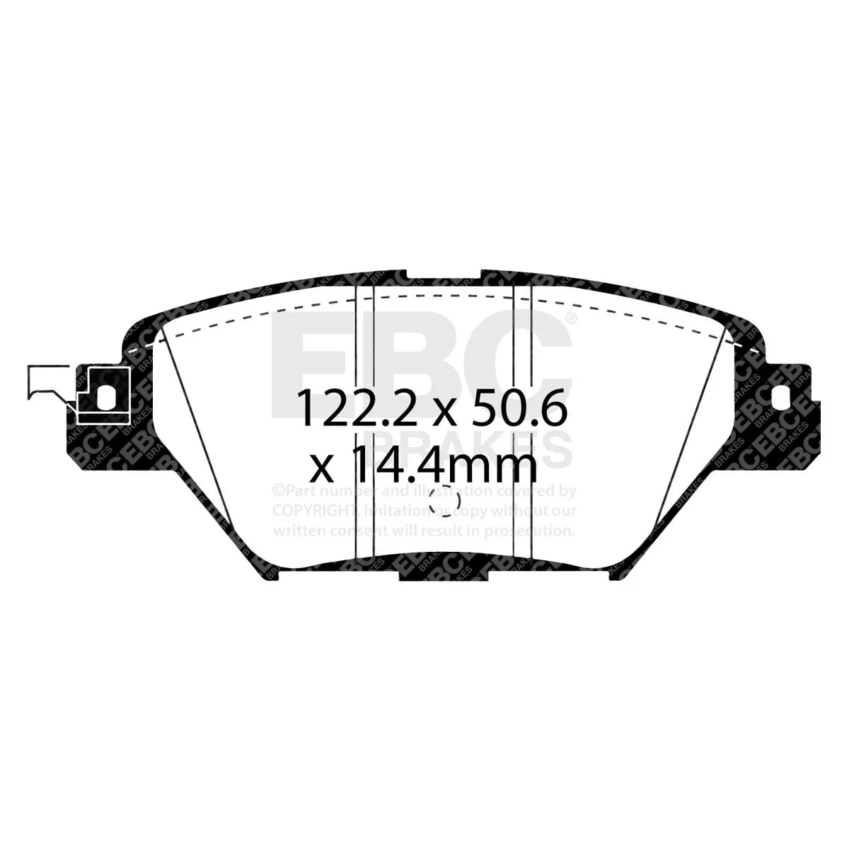 S14 Kits Greenstuff and RK Rotors SUV; Rear; FMSI Pad No. D1934; Solid; 5 Bolt Holes; 325mm Dia.; 45mm Height; 11mm Thick; 68mm Center Hole Dia.;