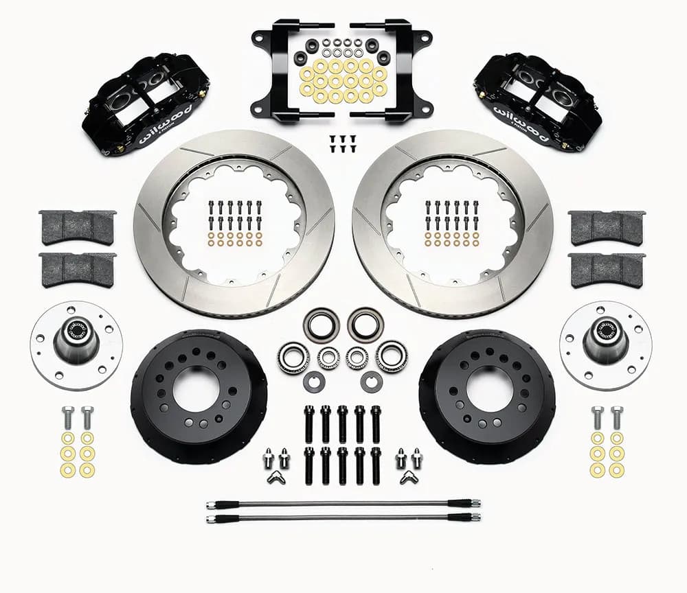 1982 - 1992 Chevrolet, Pontiac Forged Narrow Superlite 6R Big Brake Front Brake Kit (Hub) - 140-15279
