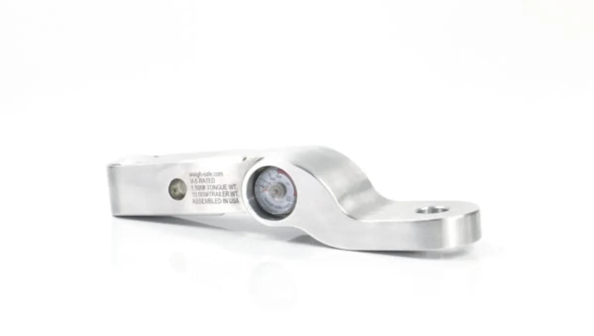 Tongue Weighing Fixed Height Ball Mount w/ Gauge 2in Drop 2in Shank (10k Gtwr)