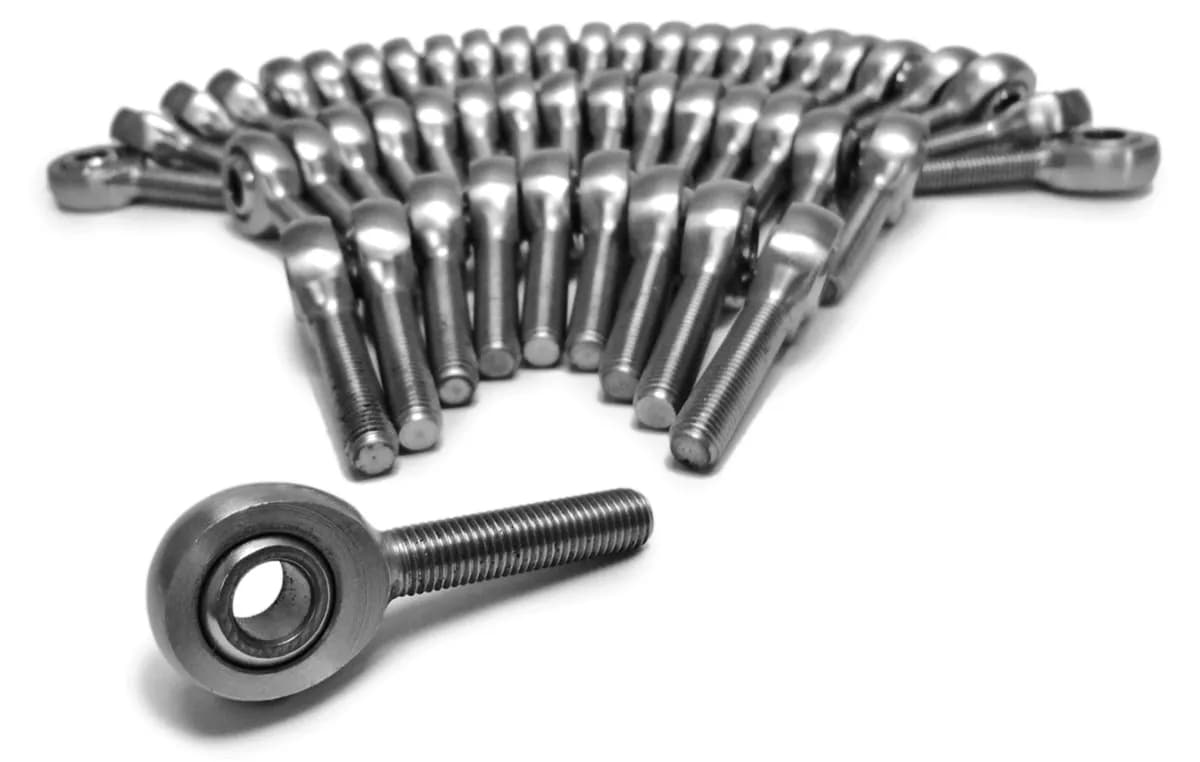 Inch Male 1/4-28 LH Steel Housing, 2 Piece 50 Pack