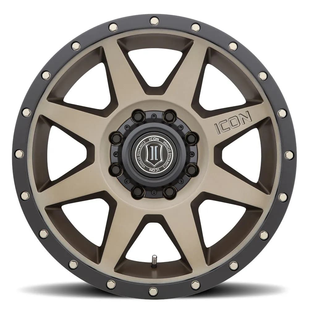 ICON Alloys Rebound, Bronze, 20 x 9 / 8 x 180, 12mm Offset, 5.5" Backspace