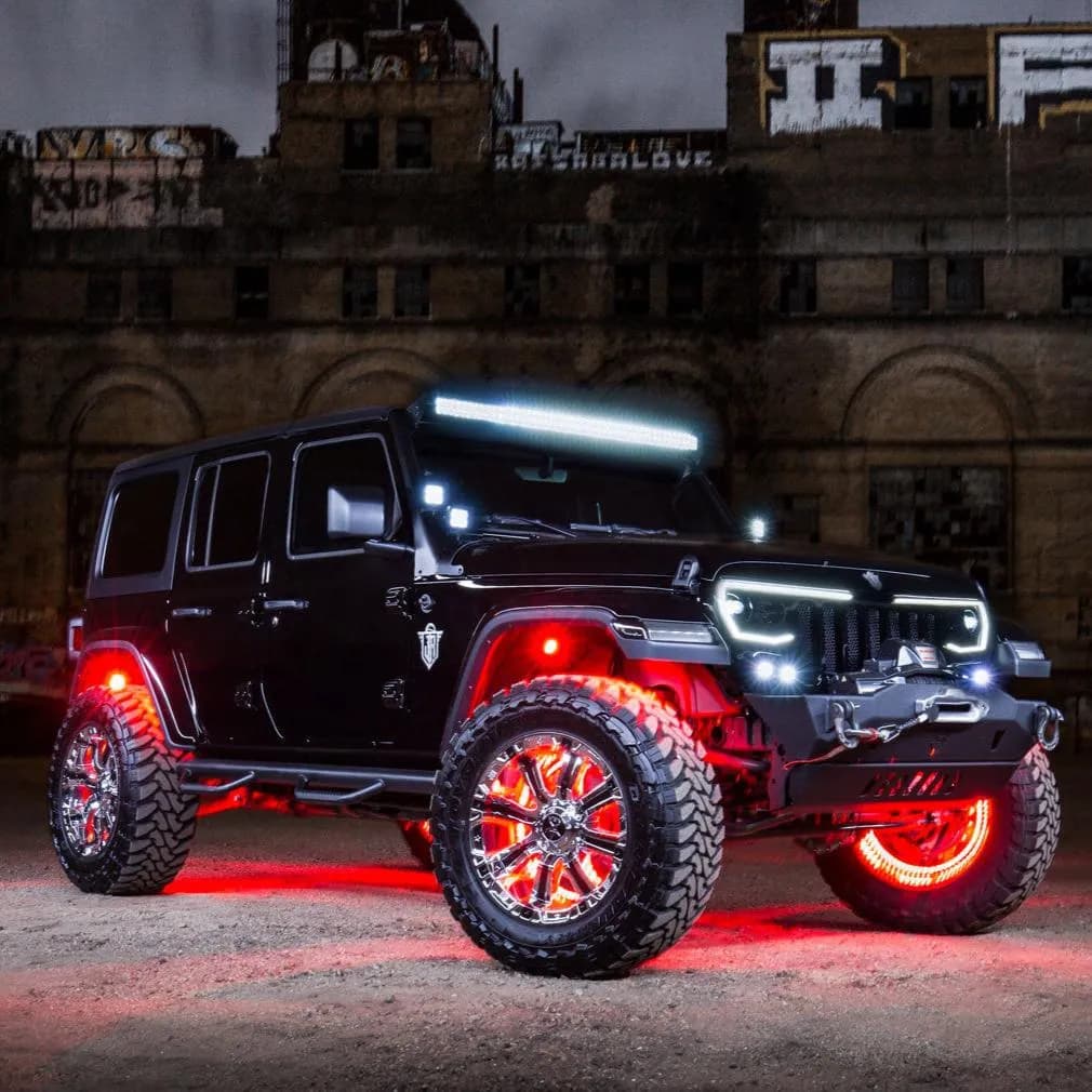 Oracle Lighting LED Illuminated Wheel Rings - Single / Double Row LED