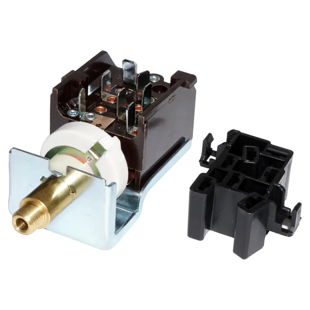 Blackunpainted Headlight Switch Kit Includes Headlight Switch And Headlight Switch Connector