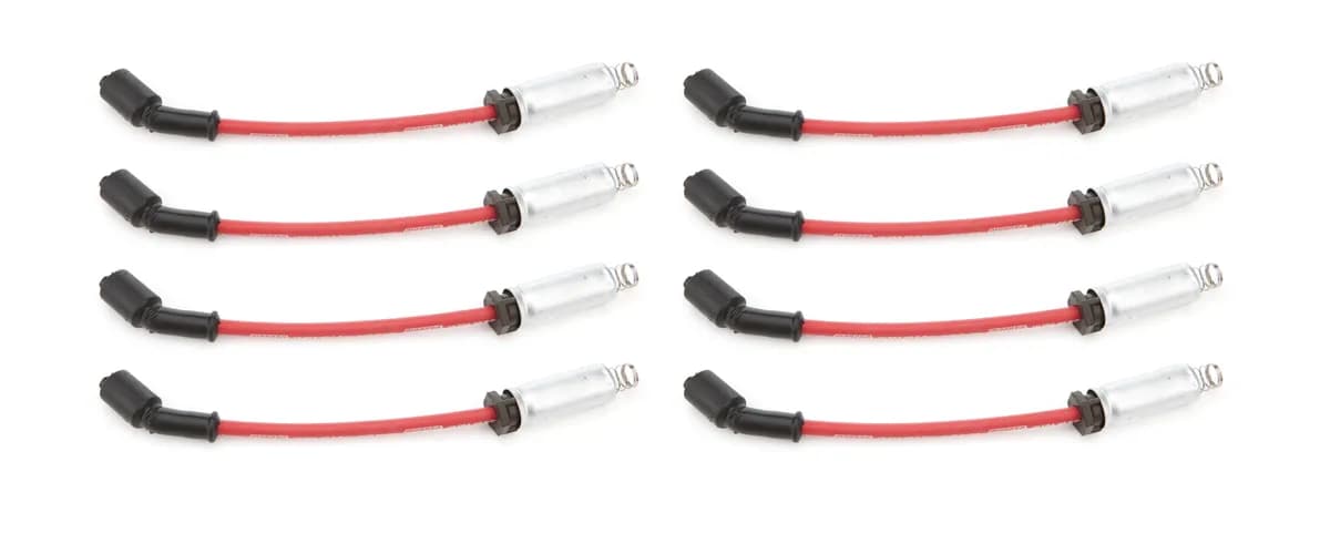 Wire Set Red 8.5mm Ultra 40 ls 11in. Long w Alum. Heatshield
